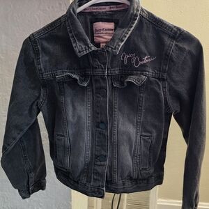 Juicy Couture Kids Charcoal Jean Jacket